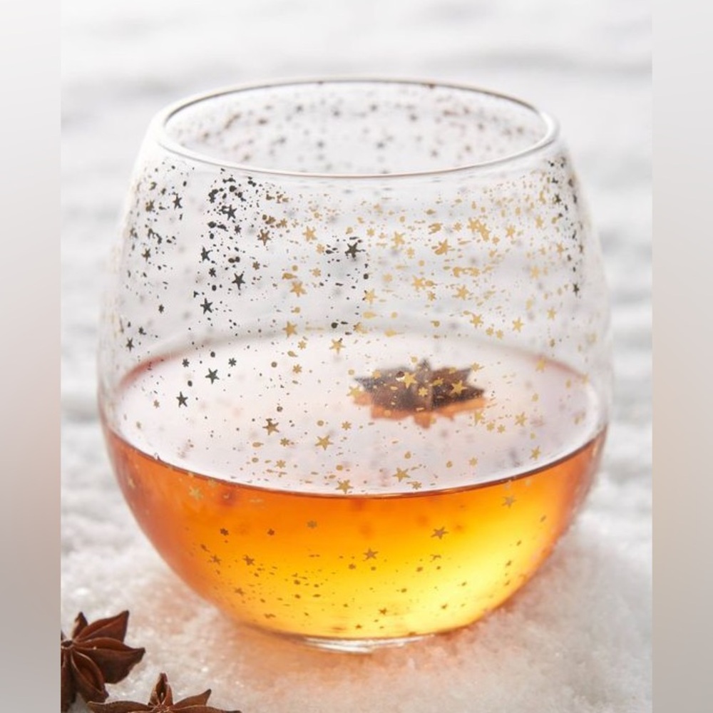 Rare Anthropologie set of Star Cluster glasses